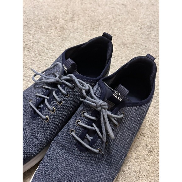 Cole Haan‎ Men's Grand Plus Essex Distance Knit Oxford Shoes in size 11.5 Navy - Picture 6 of 9